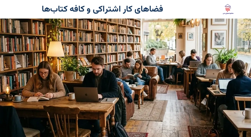 فضاهای کار اشتراکی و کافه کتابها