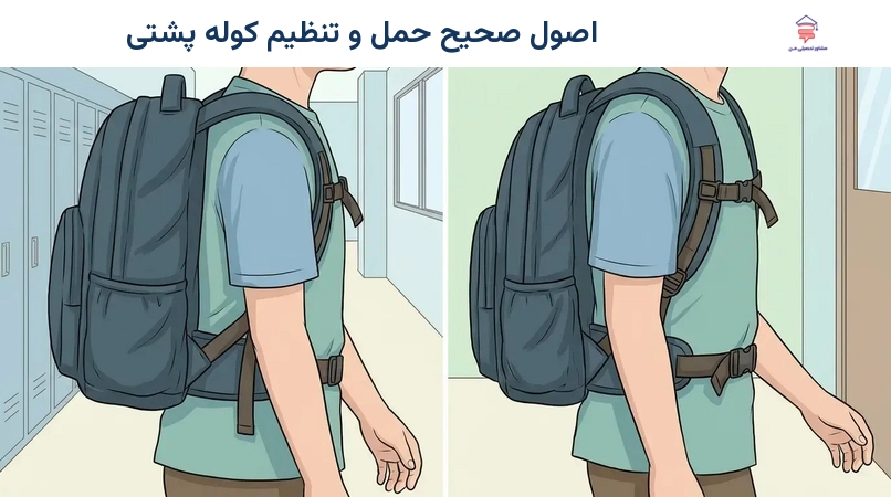 اصول صحیح حمل و تنظیم کوله پشتی