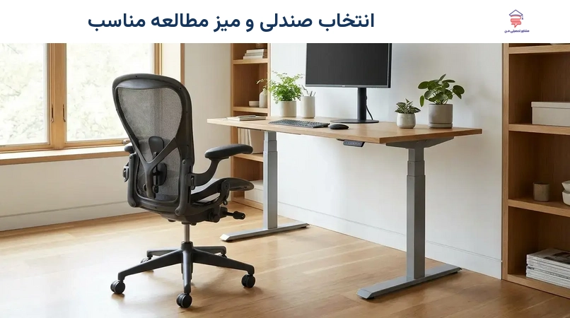 انتخاب صندلی و میز مطالعه مناسب