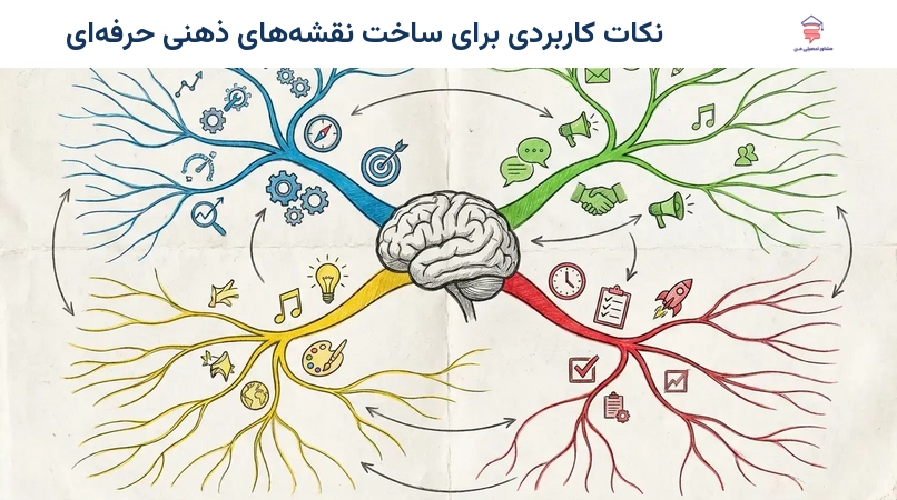 نکات کاربردی برای ساخت نقشه‌های ذهنی حرفه‌ای