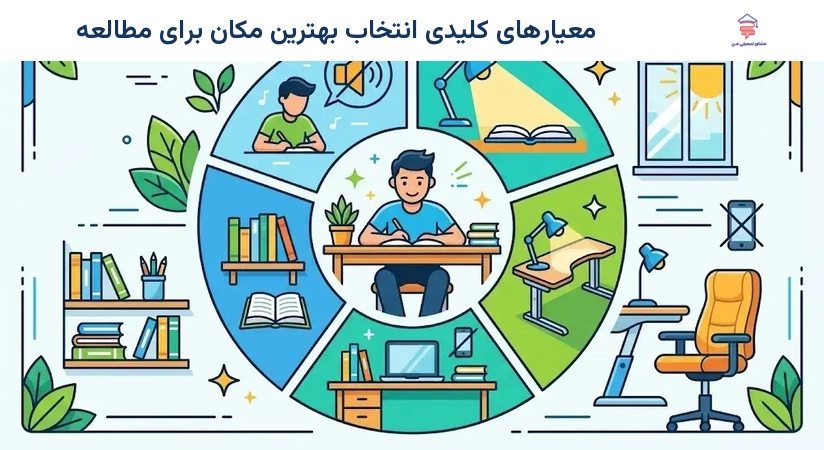 معیارهای کلیدی انتخاب بهترین مکان برای مطالعه