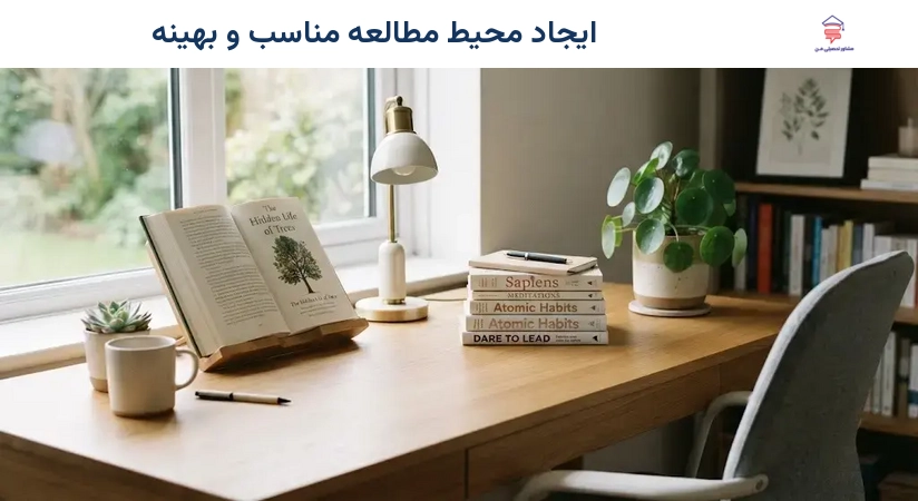 ایجاد محیط مطالعه مناسب و بهینه