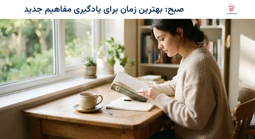 صبح: بهترین زمان برای یادگیری مفاهیم جدید